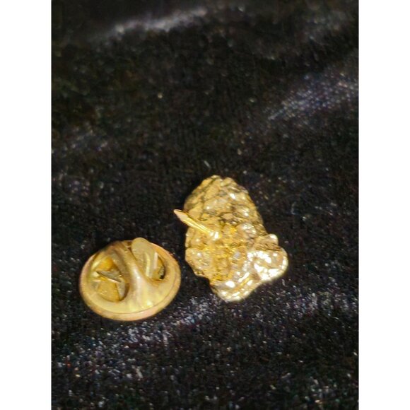 Faux Gold Nugget Hat Pin - Picture 2 of 4
